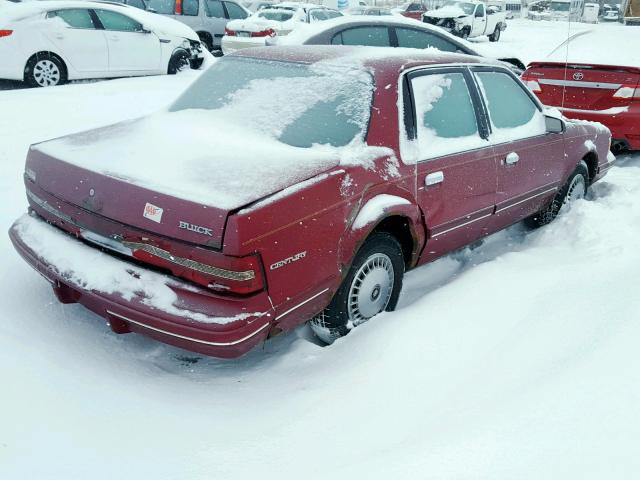 1G4AG55M3T6451025 - 1996 BUICK CENTURY SP RED photo 4