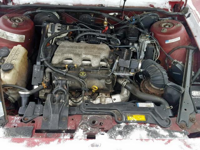 1G4AG55M3T6451025 - 1996 BUICK CENTURY SP RED photo 7