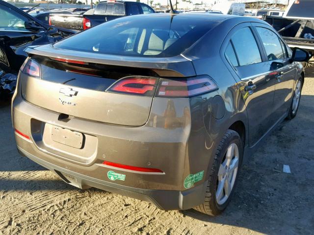 1G1RH6E4XEU121786 - 2014 CHEVROLET VOLT BROWN photo 4