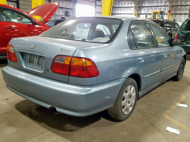 2HGEJ6614YH598852 - 2000 HONDA CIVIC BASE BROWN photo 4