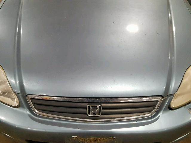 2HGEJ6614YH598852 - 2000 HONDA CIVIC BASE BROWN photo 7