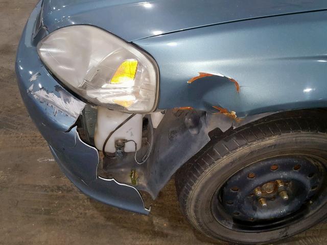 2HGEJ6614YH598852 - 2000 HONDA CIVIC BASE BROWN photo 9
