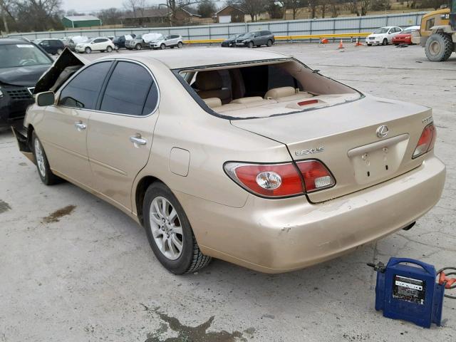 JTHBF30G130088890 - 2003 LEXUS ES 300 GOLD photo 3