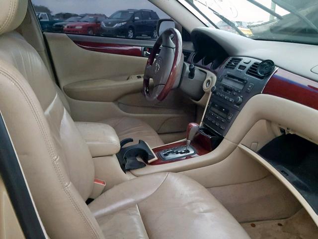 JTHBF30G130088890 - 2003 LEXUS ES 300 GOLD photo 5