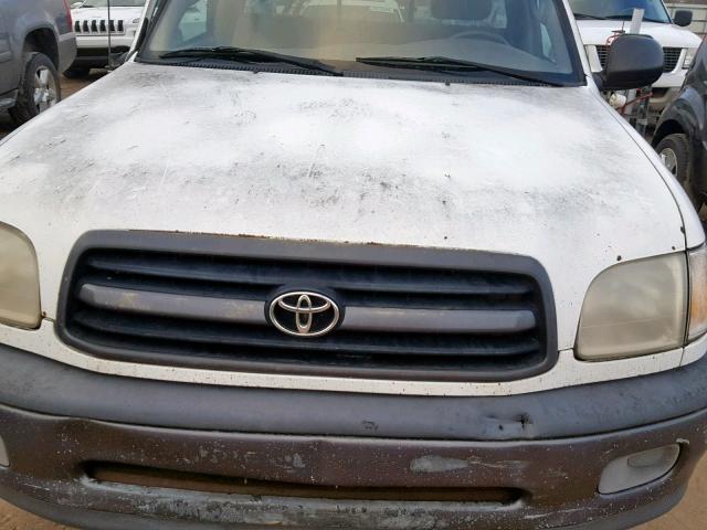 5TBJN3212YS065656 - 2000 TOYOTA TUNDRA WHITE photo 7