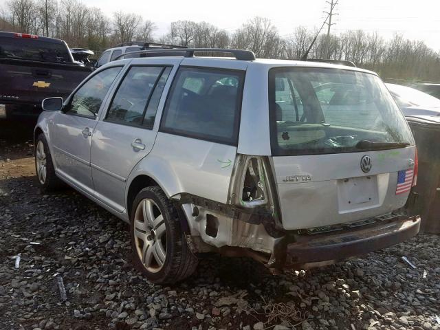 WVWSE61J84W000903 - 2004 VOLKSWAGEN JETTA GLS SILVER photo 3