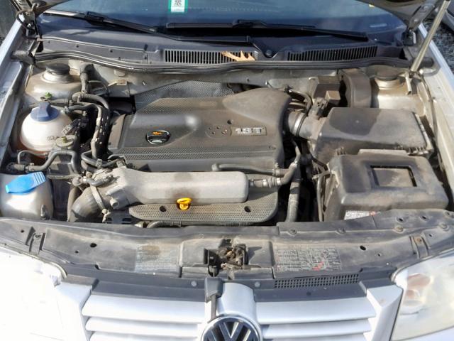 WVWSE61J84W000903 - 2004 VOLKSWAGEN JETTA GLS SILVER photo 7