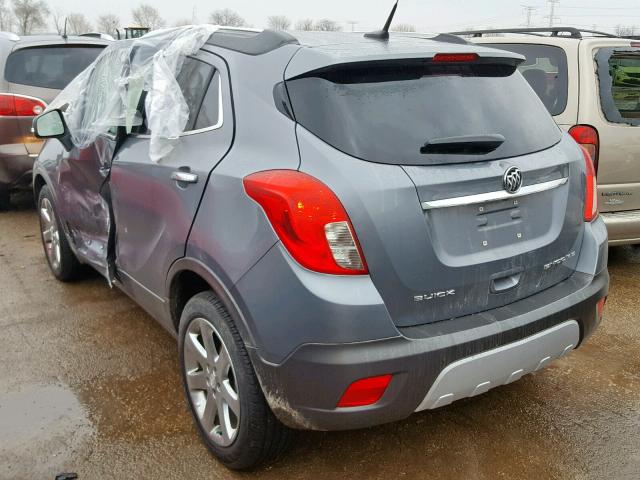 KL4CJBSB1EB757659 - 2014 BUICK ENCORE CON 蓝色 照片 3
