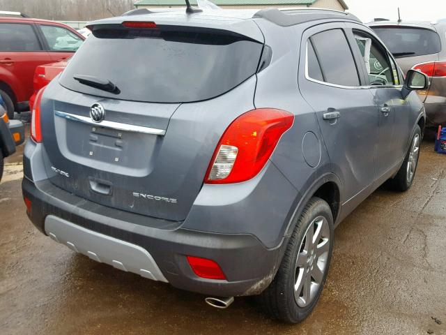 KL4CJBSB1EB757659 - 2014 BUICK ENCORE CON 蓝色 照片 4