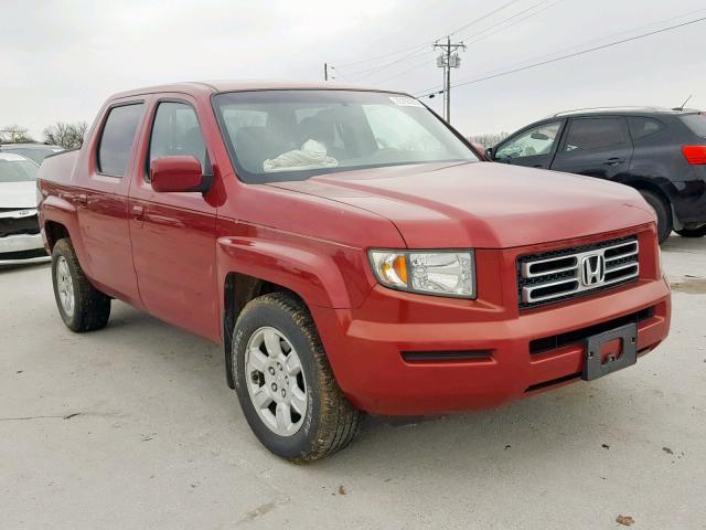 2HJYK16476H565892 - 2006 HONDA RIDGELINE BURGUNDY photo 1