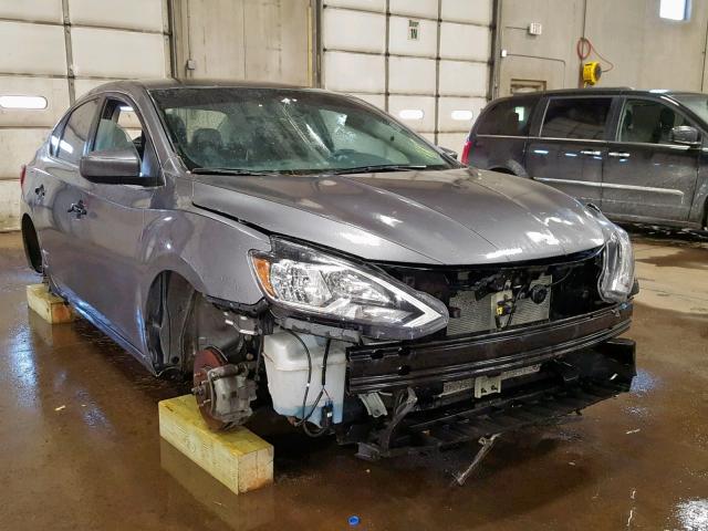 3N1AB7AP8GL650956 - 2016 NISSAN SENTRA S GRAY photo 1