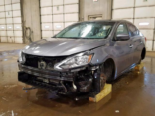 3N1AB7AP8GL650956 - 2016 NISSAN SENTRA S GRAY photo 2