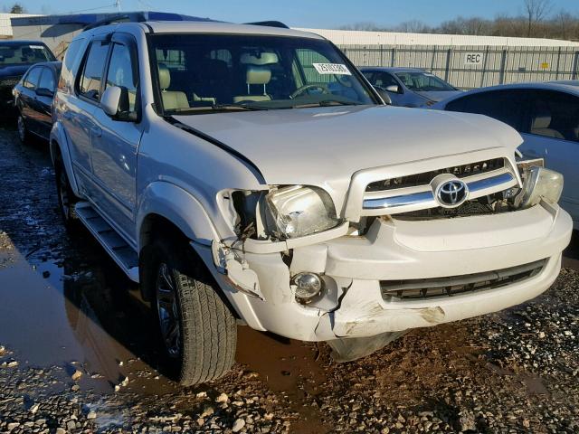 5TDBT48A06S271537 - 2006 TOYOTA SEQUOIA LI WHITE photo 1