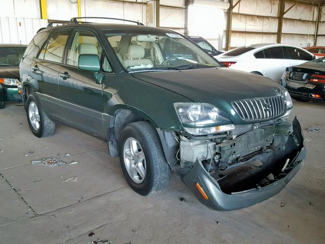 JT6HF10U6X0092629 - 1999 LEXUS RX 300 GREEN photo 1