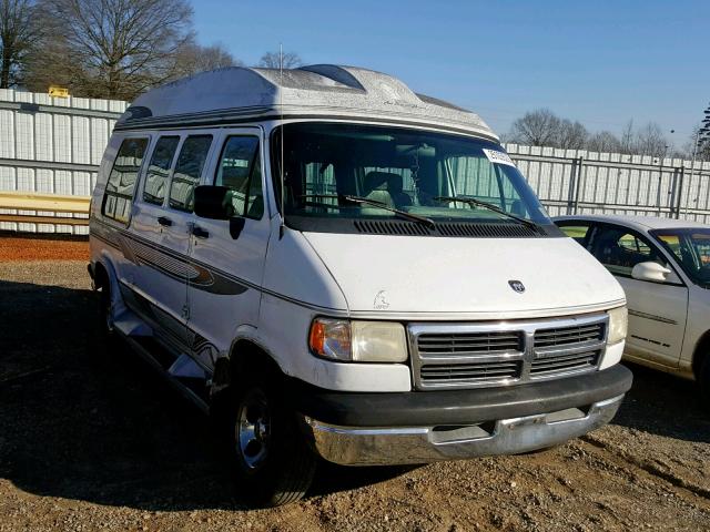 2B6HB21Y3VK539381 - 1997 DODGE RAM VAN B2 WHITE photo 1