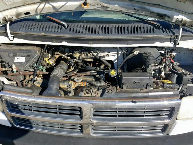 2B6HB21Y3VK539381 - 1997 DODGE RAM VAN B2 WHITE photo 7