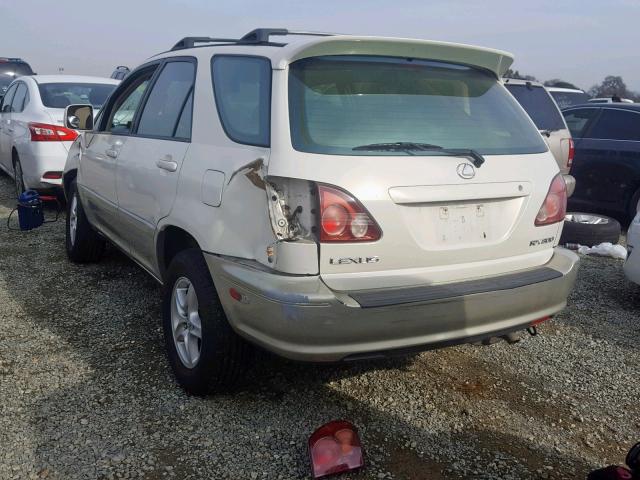 JT6HF10U1Y0154309 - 2000 LEXUS RX 300 WHITE photo 3