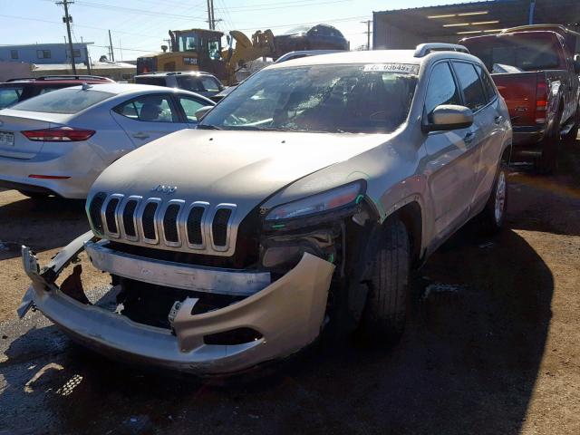 1C4PJMCB3FW540335 - 2015 JEEP CHEROKEE L TAN photo 2