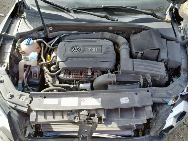 1VWAT7A32EC066923 - 2014 VOLKSWAGEN PASSAT S GRAY photo 7