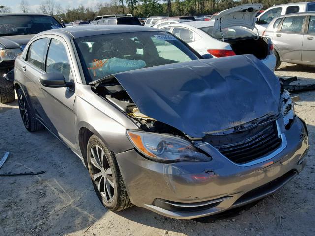 1C3CCBAB0CN282085 - 2012 CHRYSLER 200 LX GRAY photo 1