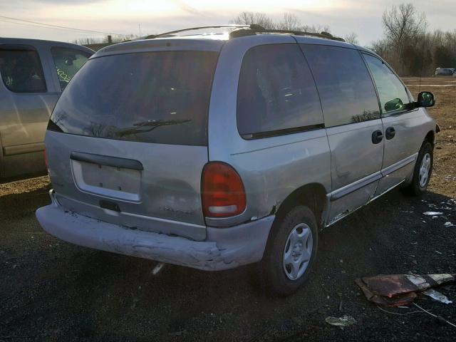 2B4GP2535YR735127 - 2000 DODGE CARAVAN SILVER photo 4