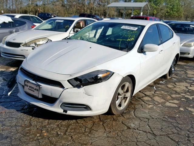 1C3CDFBB7FD306458 - 2015 DODGE DART SXT WHITE photo 2