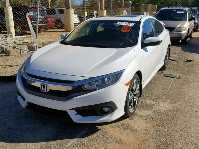 2HGFC1F70HH634977 - 2017 HONDA CIVIC EXL WHITE photo 2