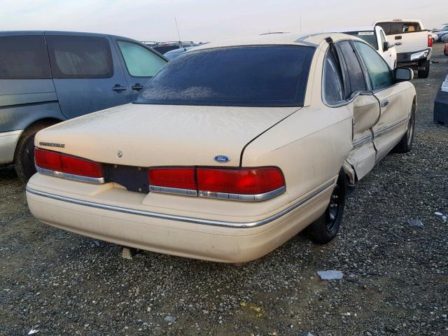 2FALP74W4TX134862 - 1996 FORD CROWN VICT CREAM photo 4