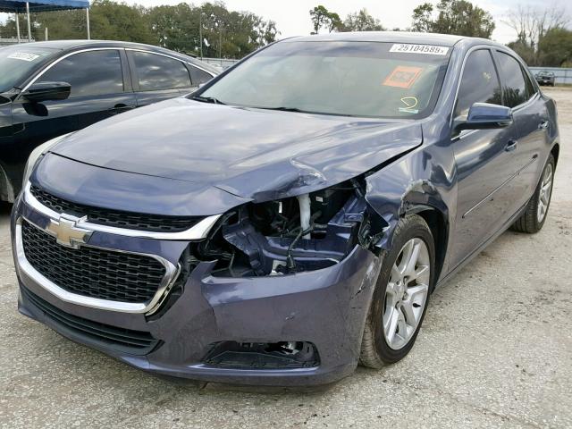 1G11C5SL9EF301413 - 2014 CHEVROLET MALIBU 1LT ლურჯი ფოტო 2