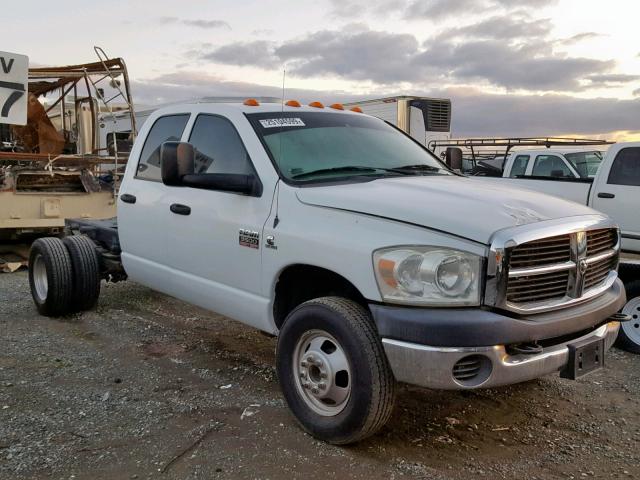 3D6WG48A57G778031 - 2007 DODGE RAM 3500 S WHITE photo 1