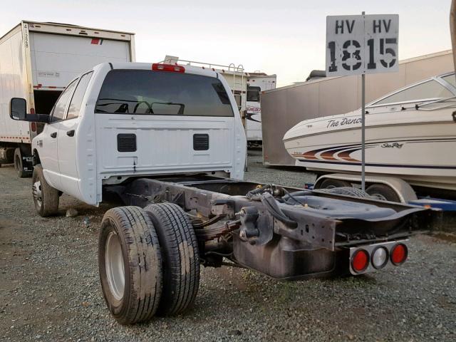 3D6WG48A57G778031 - 2007 DODGE RAM 3500 S WHITE photo 3