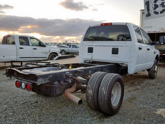 3D6WG48A57G778031 - 2007 DODGE RAM 3500 S WHITE photo 4