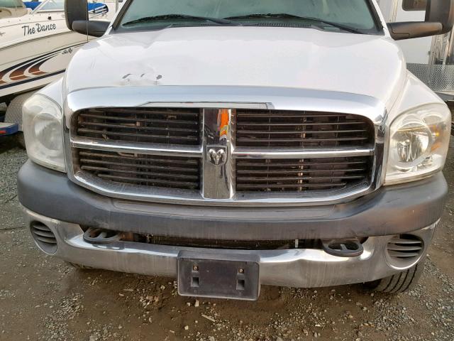 3D6WG48A57G778031 - 2007 DODGE RAM 3500 S WHITE photo 9