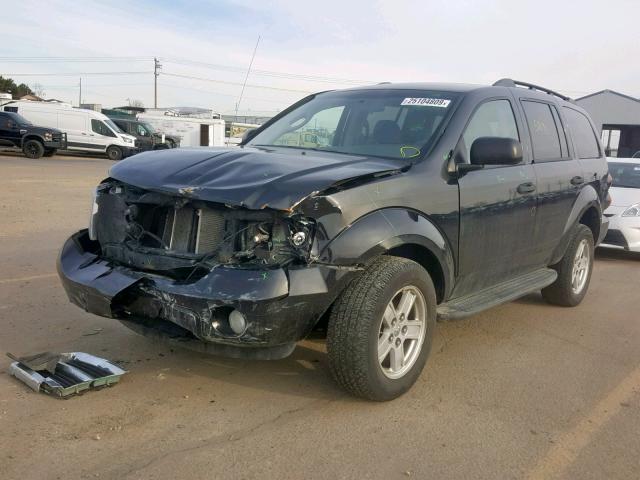 1D8HB38PX9F712172 - 2009 DODGE DURANGO SE BLACK photo 2