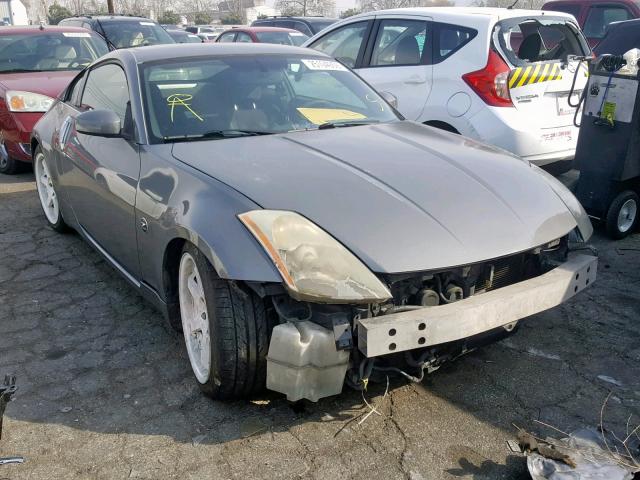 JN1AZ34D24T152216 - 2004 NISSAN 350Z COUPE GRAY photo 1