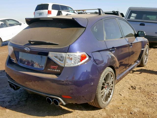 JF1GR8H61EL201106 - 2014 SUBARU IMPREZA WR BLUE photo 4