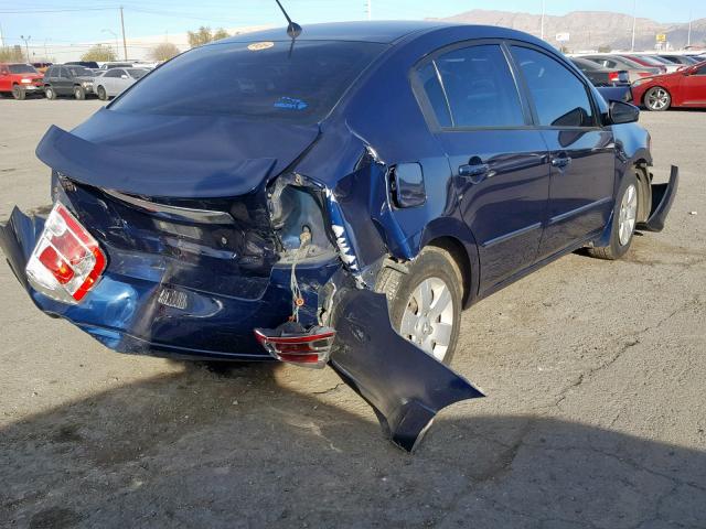 3N1AB6AP1BL718520 - 2011 NISSAN SENTRA 2.0 BLUE photo 4