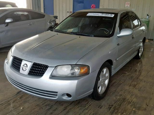 3N1AB51D64L734795 - 2004 NISSAN SENTRA SE- SILVER photo 2