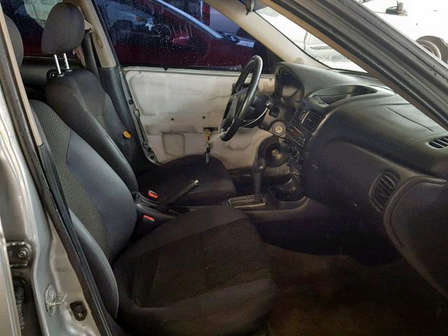 3N1AB51D64L734795 - 2004 NISSAN SENTRA SE- SILVER photo 5