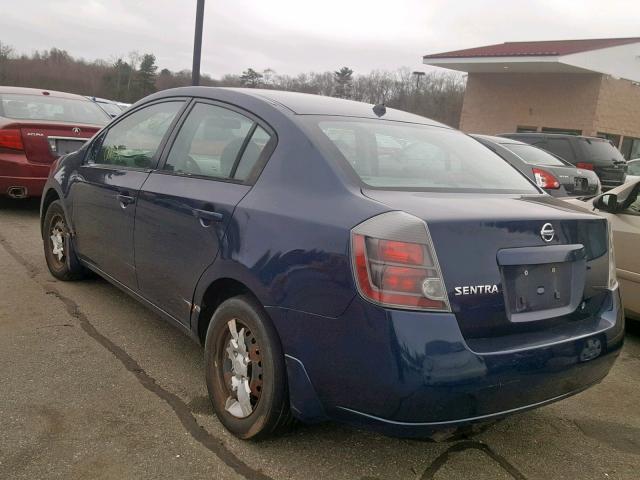 3N1AB61E18L636178 - 2008 NISSAN SENTRA 2.0 BLUE photo 3