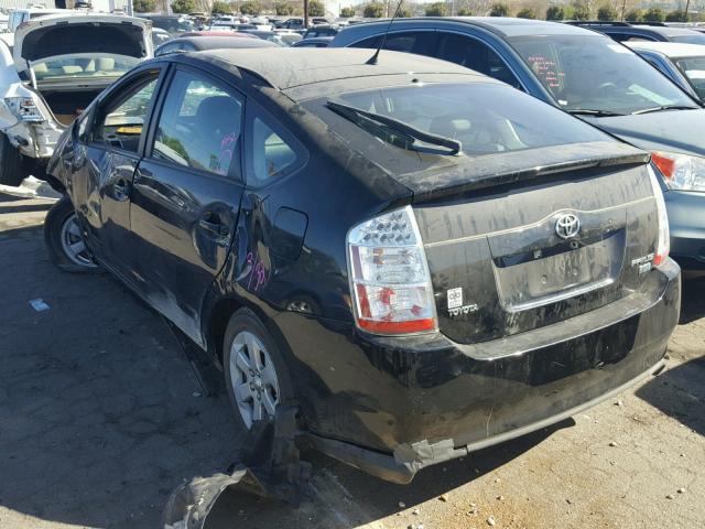 JTDKB20U583374907 - 2008 TOYOTA PRIUS BLACK photo 3