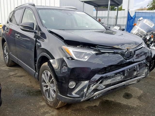 JTMRJREV5JD167607 - 2018 TOYOTA RAV4 HV LE BLACK photo 1