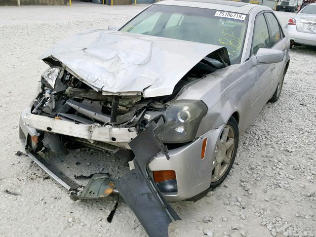 1G6DP567550107537 - 2005 CADILLAC CTS HI FEA SILVER photo 2