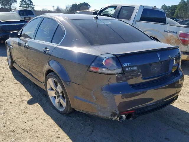 6G2EC57Y29L188139 - 2009 PONTIAC G8 GT GRAY photo 3