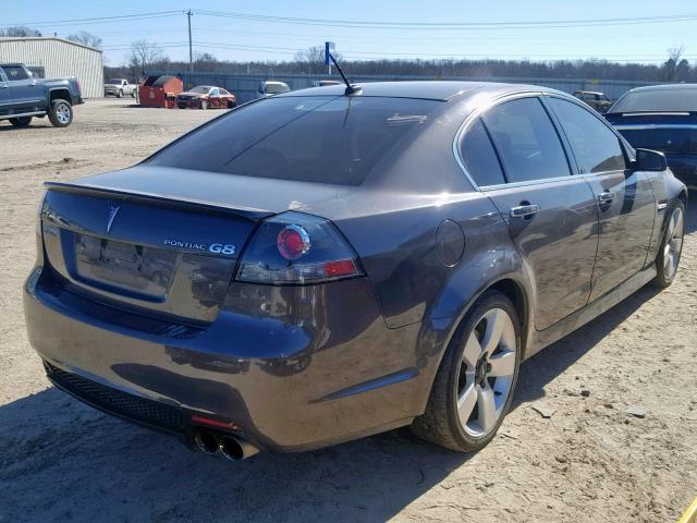 6G2EC57Y29L188139 - 2009 PONTIAC G8 GT GRAY photo 4