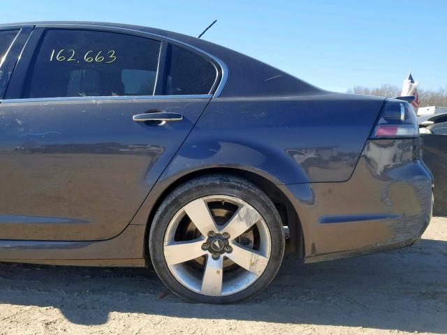 6G2EC57Y29L188139 - 2009 PONTIAC G8 GT GRAY photo 9