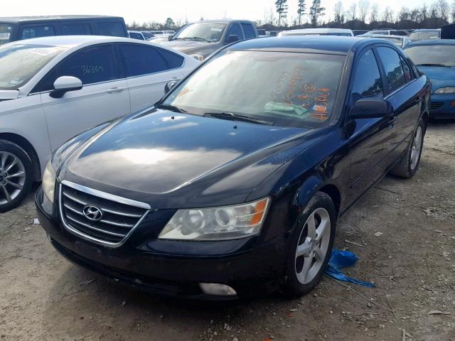 5NPEU46F99H525846 - 2009 HYUNDAI SONATA SE BLACK photo 2