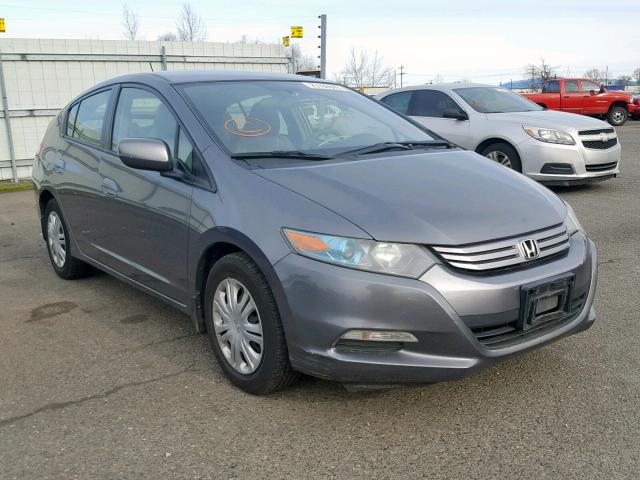 JHMZE2H52AS027306 - 2010 HONDA INSIGHT LX GRAY photo 1