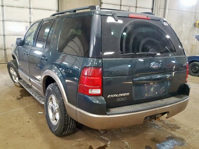 1FMZU74E52ZC27463 - 2002 FORD EXPLORER E GREEN photo 3