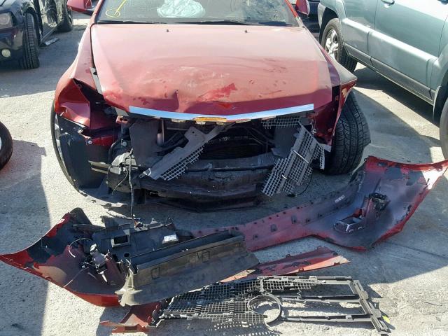 1G6DP1ED3B0112246 - 2011 CADILLAC CTS PREMIU RED photo 9